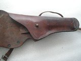 EARLY US MODEL 1912 TWO 1911 PISTOL HOLSTERS MADE BY ROCK ISLAND DATED 1913 AND 1914. - 7 of 20