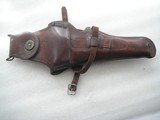 EARLY US MODEL 1912 TWO 1911 PISTOL HOLSTERS MADE BY ROCK ISLAND DATED 1913 AND 1914. - 5 of 20