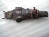 EARLY US MODEL 1912 TWO 1911 PISTOL HOLSTERS MADE BY ROCK ISLAND DATED 1913 AND 1914. - 18 of 20