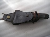 EARLY US MODEL 1912 TWO 1911 PISTOL HOLSTERS MADE BY ROCK ISLAND DATED 1913 AND 1914. - 16 of 20