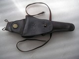 EARLY US MODEL 1912 TWO 1911 PISTOL HOLSTERS MADE BY ROCK ISLAND DATED 1913 AND 1914. - 11 of 20