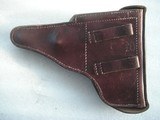 WALTHER P.38 EXTREMELY RARE 1940 PRODUCTION BROWN LEATHER HOLSTER IN
MINT ORIGINAL CONDITION - 2 of 12