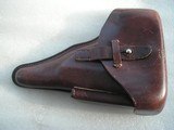 WALTHER P.38 EXTREMELY RARE 1940 PRODUCTION BROWN LEATHER HOLSTER IN
MINT ORIGINAL CONDITION - 1 of 12