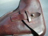 WALTHER P.38 EXTREMELY RARE 1940 PRODUCTION BROWN LEATHER HOLSTER IN
MINT ORIGINAL CONDITION - 7 of 12