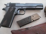 COLT MODEL 1911 FULL RIG 1917 PRODUCTION IN VERY GOOD CONDITION WITH ALL ORIGINAL PARTS - 3 of 20