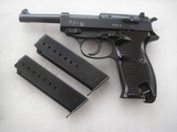 WALTHER NAZIS 1940 MFG. P38 IN VERY GOOD CONDITION FULL RIG WITH 2 MAGS & HOLSTER - 4 of 22
