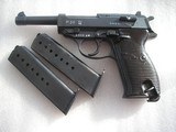 WALTHER
P 38 AC/42 IN LIKE NEW ORIGINAL 99% BEAUTIFUL BLUING FULL RIG 2 MAGS, HOLSTER - 2 of 20
