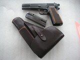 BROWNING HI-POWER NAZIS TIME PRODUCTION IN LIKE NEW ORIGINAL CODITION WITH 1944 HOLSTER - 1 of 20