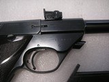 HIGH STANDARD MOGEL 102 CAL. .22LR PISTOL WITH 10 IN BARREL IN LIKE NEW ORIGINAL CONDITION - 10 of 20