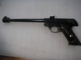 HIGH STANDARD MOGEL 102 CAL. .22LR PISTOL WITH 10 IN BARREL IN LIKE NEW ORIGINAL CONDITION - 2 of 20
