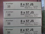 MAUSER 8mm caliber (8x57mm JS) AMMO SELLIER & BELLOT FMJ 196 GR 20 RDS PER BOX - 4 of 7