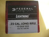 .22 CAL. AMMO, WINCHESTER, FEDERAL, CCI, ELEY & SPEER FOR SALE - 16 of 20