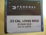 .22 CAL. AMMO, WINCHESTER, FEDERAL, CCI, ELEY & SPEER FOR SALE - 13 of 20