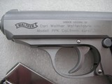 WALTHER MODEL PPK CALIBER .380 ACP LIKE NEW PISTOL IN ORIGINAL CASE WITH 2 MAGS - 8 of 20