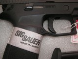 SIG/SOUER MOD. 250C 40 S&W AND 357 SIG CALIBERS NIGHT SITE NEW CONDITION PISTOL - 8 of 19
