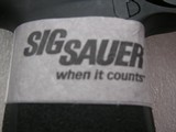 SIG/SOUER MOD. 250C 40 S&W AND 357 SIG CALIBERS NIGHT SITE NEW CONDITION PISTOL - 15 of 19
