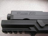SIG/SOUER MOD. 250C 40 S&W AND 357 SIG CALIBERS NIGHT SITE NEW CONDITION PISTOL - 12 of 19