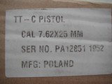 POLISH COPYMODEL TT OF RUSSIAN TOKAREV MODEL T-33 IN EXCELLENT FULL RIG CONDITION - 17 of 19