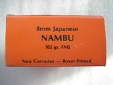 8MM JAPANEESE NAMBU PISTOL AMMUNITION FOR SALE MADE BY MIDWAY ARMS USA - 14 of 19