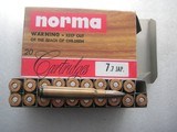 CALIBER 7.7 JAP. MADE BY NORMA
SWEDEN PRECISION MATCH GRADE AMMUNITION - 1 of 12