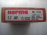 CALIBER 7.7 JAP. MADE BY NORMA
SWEDEN PRECISION MATCH GRADE AMMUNITION - 4 of 12