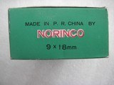 9X18 mm RUSSIAN MAKAROV CALIBER BOX OF 50 RDS. MADE BY NORICO CO. IN CHINA - 2 of 8