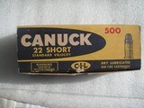 .22 SHORT CANUCK STANDARD VELOCITY C-I-L CANADIAN INDUSTRIES VINTAGE AMMO - 1 of 13