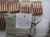 8 MM MAUSER (8X57) 198 GR FULL METAL JACKET MILITARY AMMO - 1 of 3