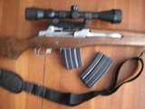 RUGER MINI 14 EARLY 1980 PRODUCTION IN LIKE NEW ORIGINAL CONDITION WITH SCOPE - 3 of 20