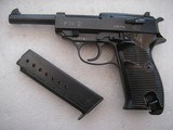WALTHER P.38 AC/41 IN A VERY GOOD CONDITION, BRIGHT BORE, MATCHING MAGAZINE
