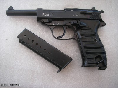 WALTHER P.38 AC/41 IN A VERY GOOD CONDITION, BRIGHT BORE, MATCHING MAGAZINE