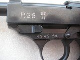 WALTHER P.38 AC/41 IN A VERY GOOD CONDITION, BRIGHT BORE, MATCHING MAGAZINE - 9 of 16