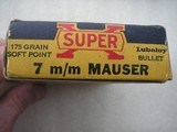 7 mm MAUSER HOLLOW POINT 175GR FMJ AMMO TOTAL 21 ROUNDS - 7 of 10