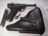 LUGER 1939 FULL RIG, HOLSTER IN RARE LIKE NEW ORIGINAL CONDITION WITH MATCHING S/N MAGAZINE - 2 of 20