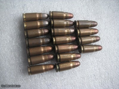 LUGER CALIBER 30 COLLECTIBLE FACTORY ORIGINAL AMMO 18 ROUNDS