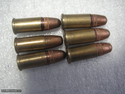 CALIBER 380 2Z REVOLVER MARK II CARTIDGE PRODUCED BY FN OF BELGUM FOR SINGAPURE POLICE