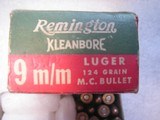9 MM VINTAGE 3 PARCIAL BOXES OF 93 ROUNDS TOTAL - 10 of 16