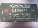9 MM VINTAGE 3 PARCIAL BOXES OF 93 ROUNDS TOTAL - 8 of 16