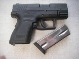SPRINGFIELD ARMORY MOD. XD-9 SUB-COMPACT CAL 9MM WITH NIGHT SIGHTS LIKE NEW IN BOX - 6 of 20