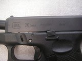 GLOCK MODEL G26 GEN4 CAL. 9mm IN LIKE NEW ORIGINAL CONDITION WITH 2-10 RDS & 1-30 RGS MAGS - 16 of 20