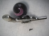 IVER JOHNSON CALIBER 38 REVOLVER WITH MOTHER PERL BEAUTIFUL GRIPS, NEEDS WORK - 6 of 10
