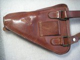 JAPAN NAMBU 14 BEAUTIFUL HOLSTER IN EXTRIMELY RARE LIKE NEW CONDITION WITH SHOLDER STRAP - 2 of 20