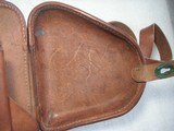 JAPAN NAMBU 14 BEAUTIFUL HOLSTER IN EXTRIMELY RARE LIKE NEW CONDITION WITH SHOLDER STRAP - 6 of 20