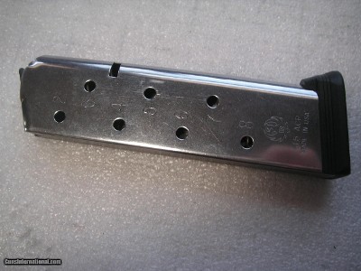 RUGER 1911 STAILESS STEEL 8 ROUNDS MAGAZINE