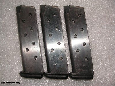 1911 CALIBER .45 ACP 3 MAGAZINS WITH BALL BEARING FOLLOVER FOR TARGET COMPETITION SHOOTING