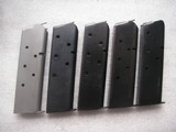 45 ACP 1911 5 MAGAZINES WITH ROUNDED FALLOWER, 4 BLUE FINISH AND 1 STAINLESS STEEL - 2 of 12