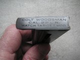COLT WOODSMAN CAL. 22 L.R. MATCH TARGET NODEL LIKE NEW FACTORY ORIGINAL CONDITION - 8 of 9