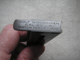 COLT WOODSMAN CAL. 22 L.R. MATCH TARGET NODEL LIKE NEW FACTORY ORIGINAL CONDITION - 6 of 9