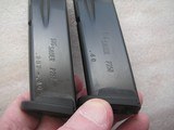 SIGARMS MODELS SIG PRO & SIG SAUER 250 CAL. 9 MM AND 357 SIG & 40 S&W FACTORY MAGAZINES - 2 of 20