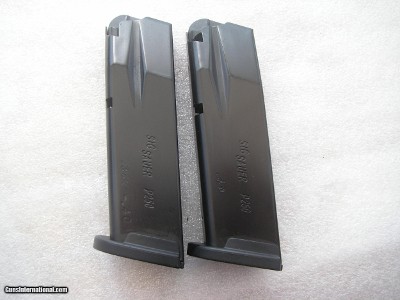SIGARMS MODELS SIG PRO & SIG SAUER 250 CAL. 9 MM AND 357 SIG & 40 S&W FACTORY MAGAZINES